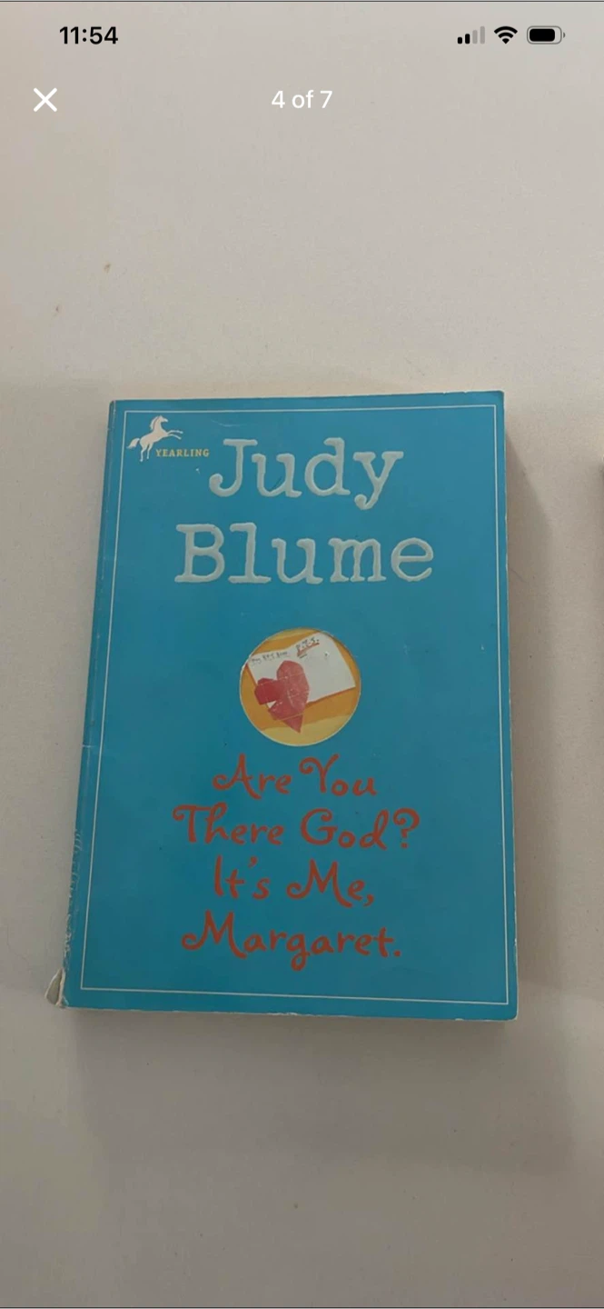 Judy Blume Are You There God? It's Me, Margaret. Book