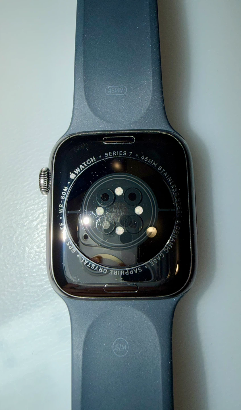 Apple Watch Series 7 GPS 45mm Stainless Steel Case - photo 2