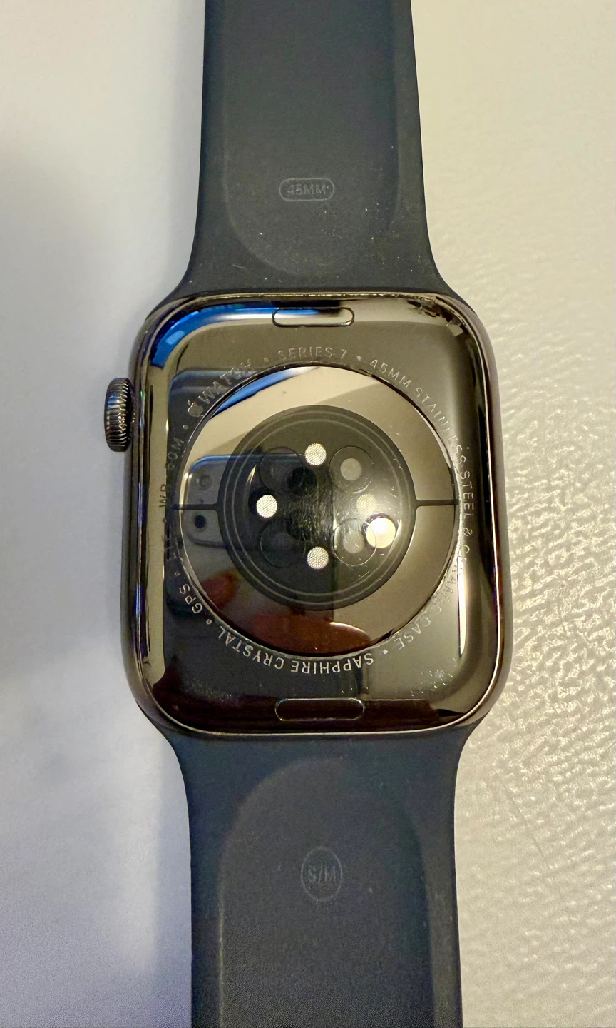 Apple Watch Series 7 GPS 45mm Stainless Steel Case - photo 3