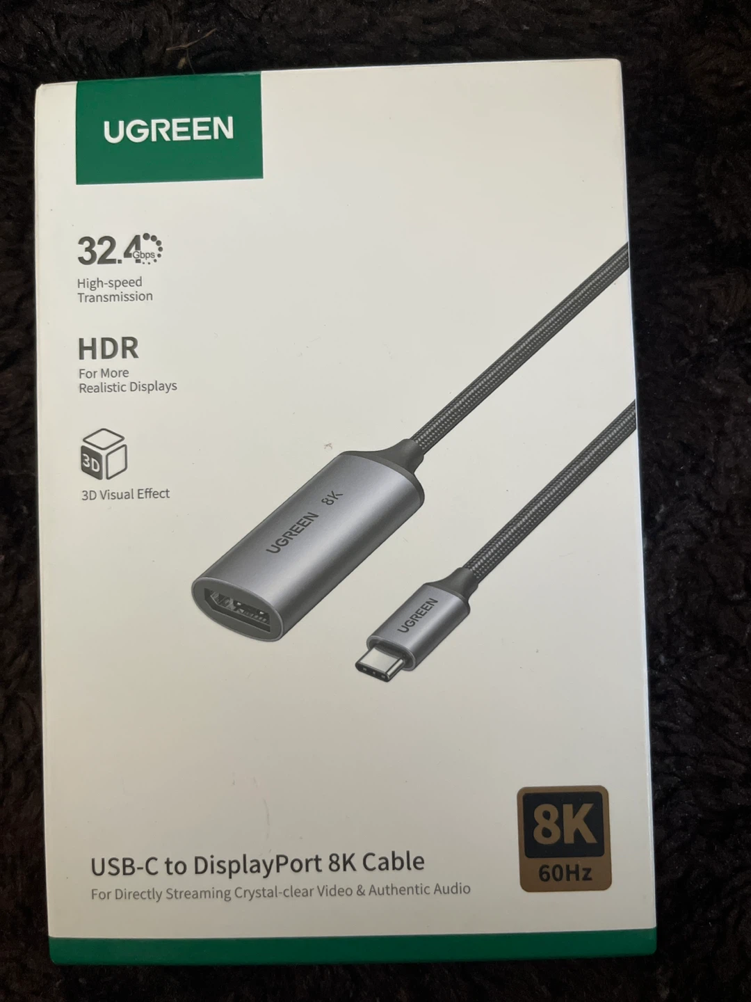 UGREEN USB-C to DisplayPort 8K Cable