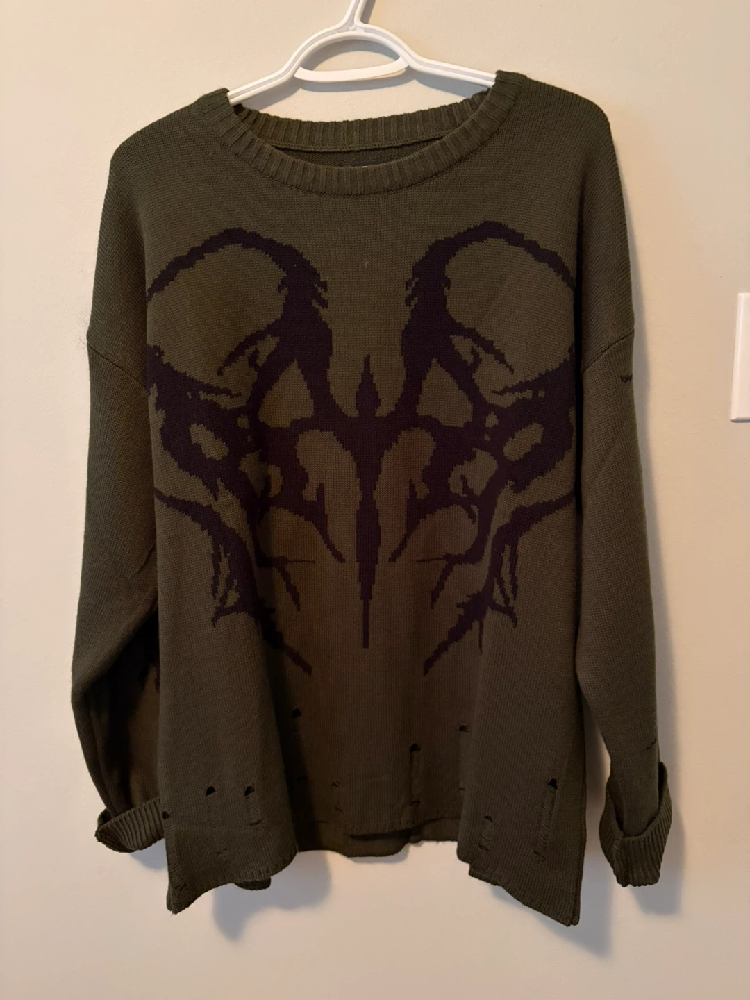 Hot Topic Green Knit Sweater