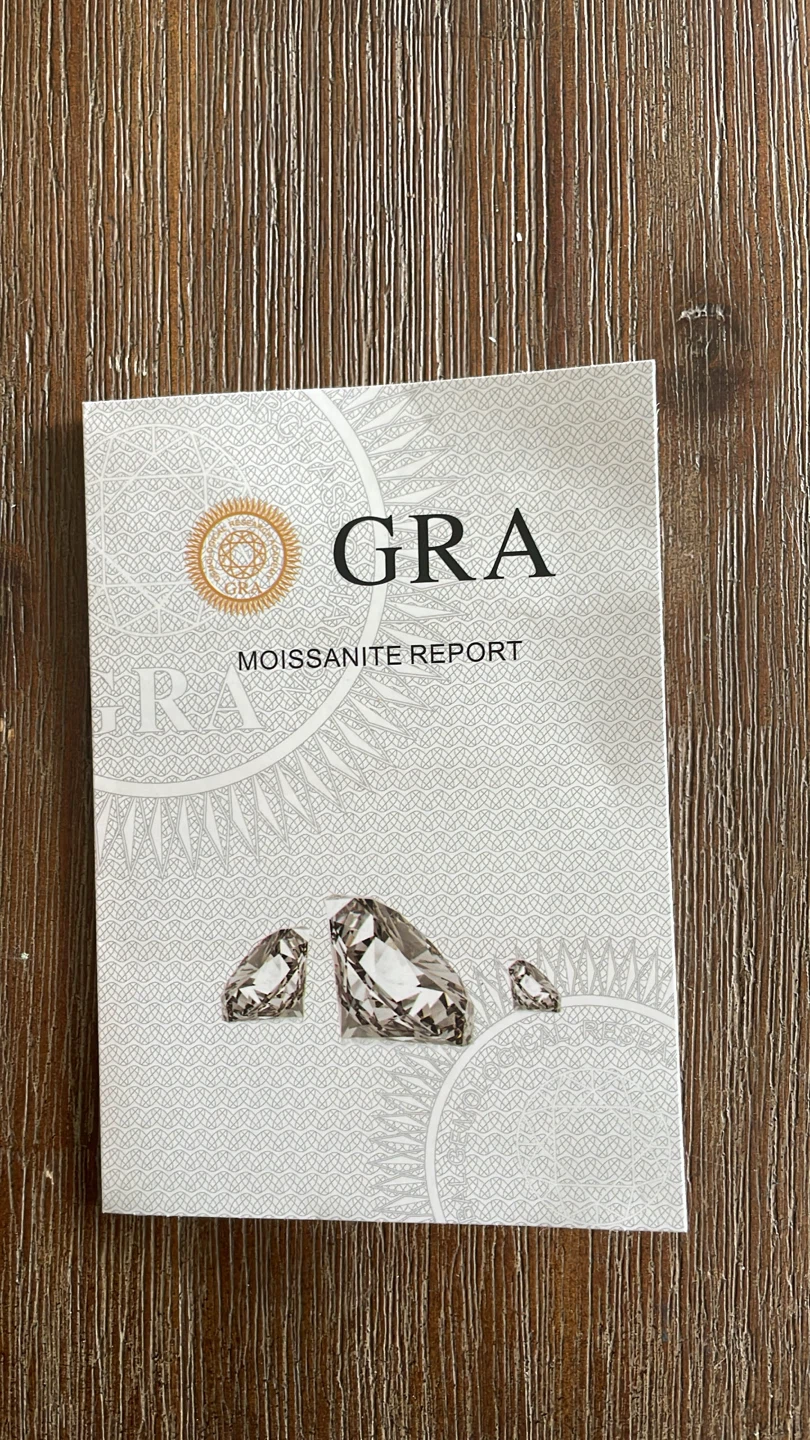 Moissanite earrings - photo 3