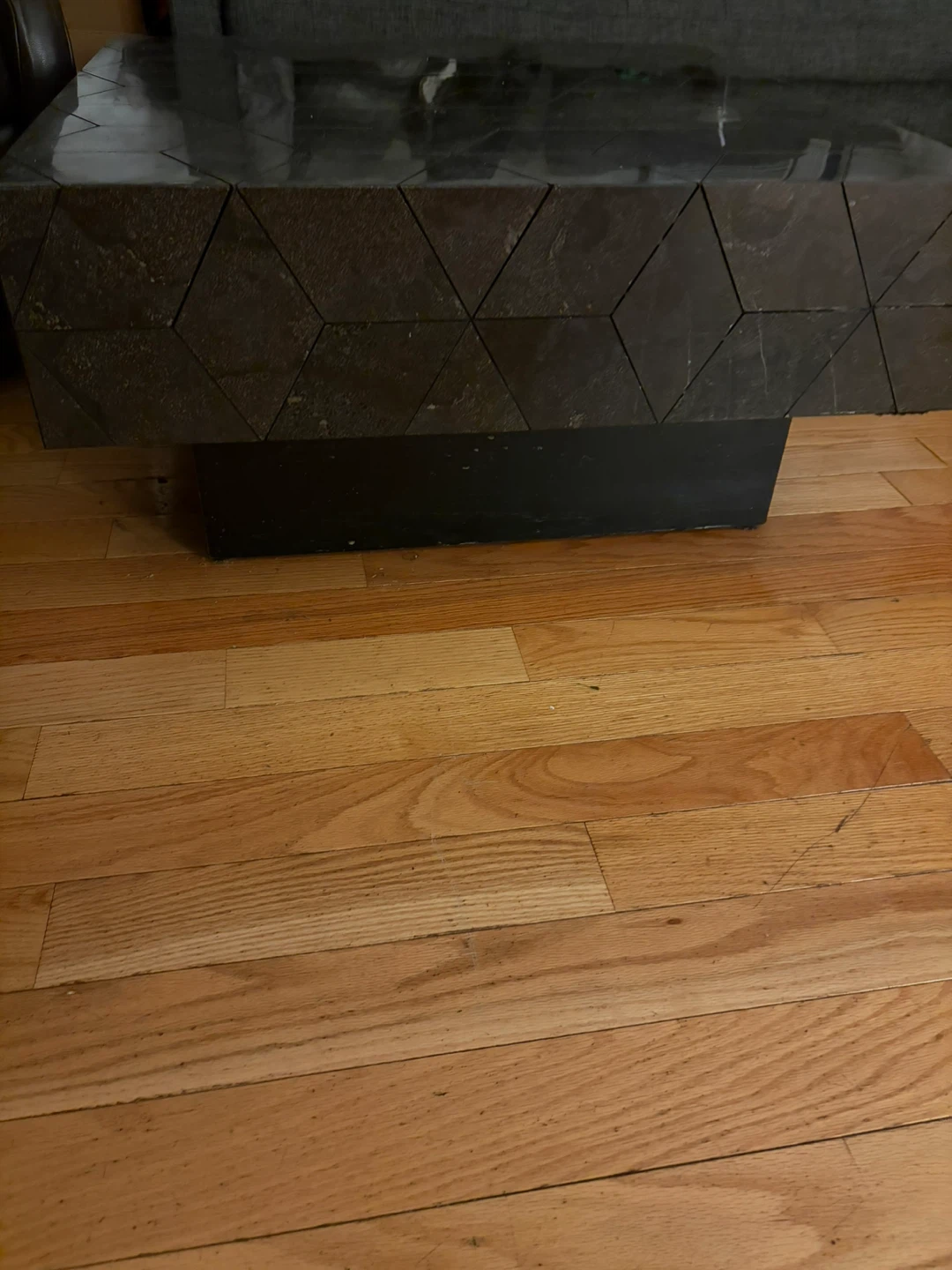 Geometric Stone Coffee Table - photo 2