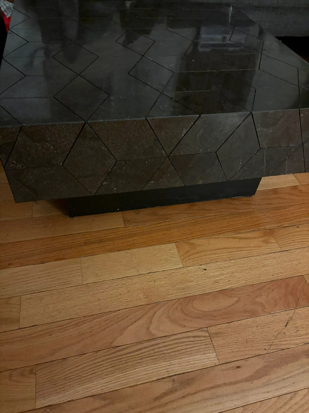 Geometric Stone Coffee Table - photo 3
