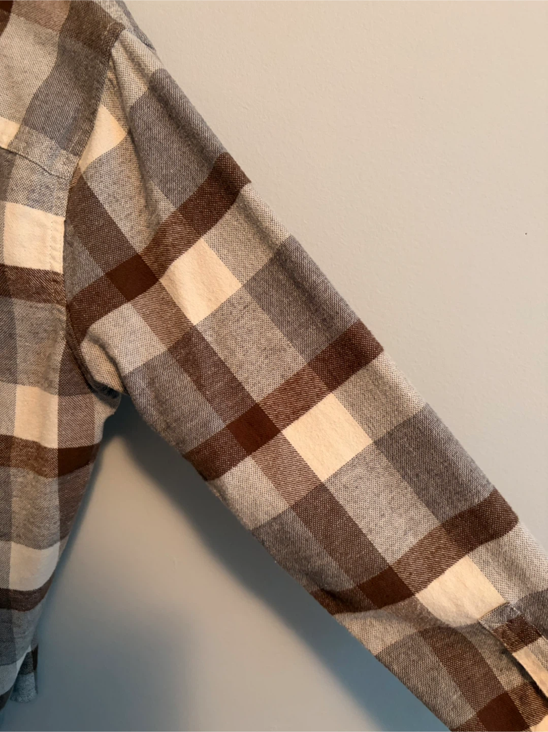 Hollister Plaid Button-Up Shirt with Hoodie - Size S - photo 5