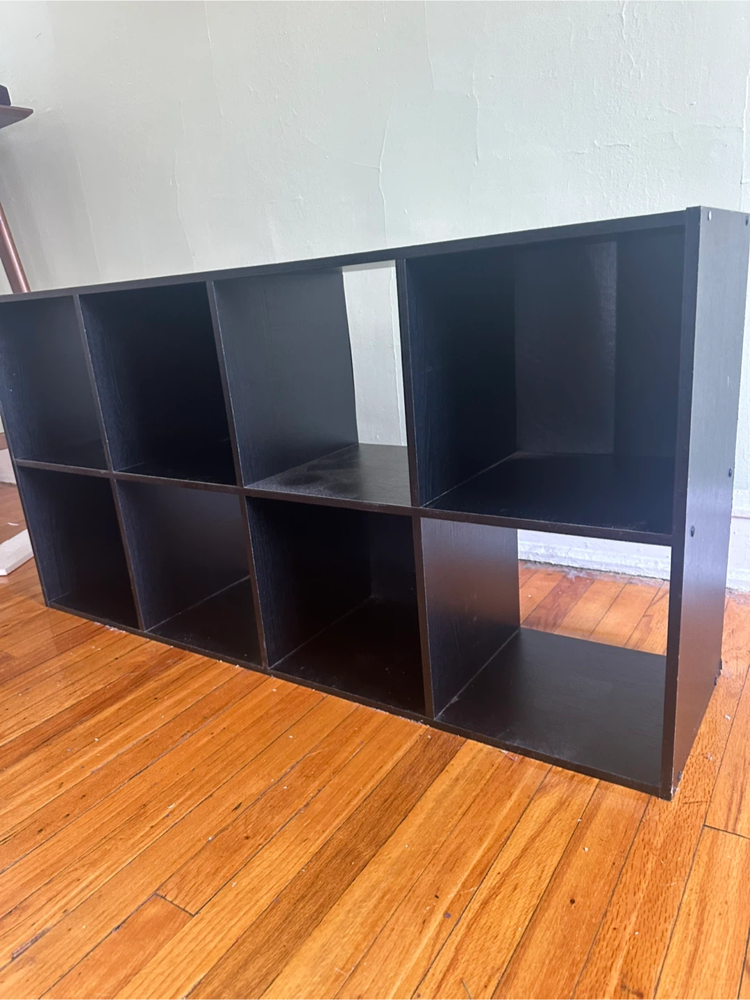 Black 8-Cube Storage Shelf - photo 2