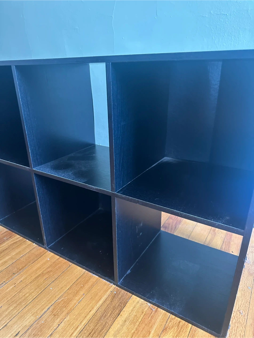 Black 8-Cube Storage Shelf - photo 4