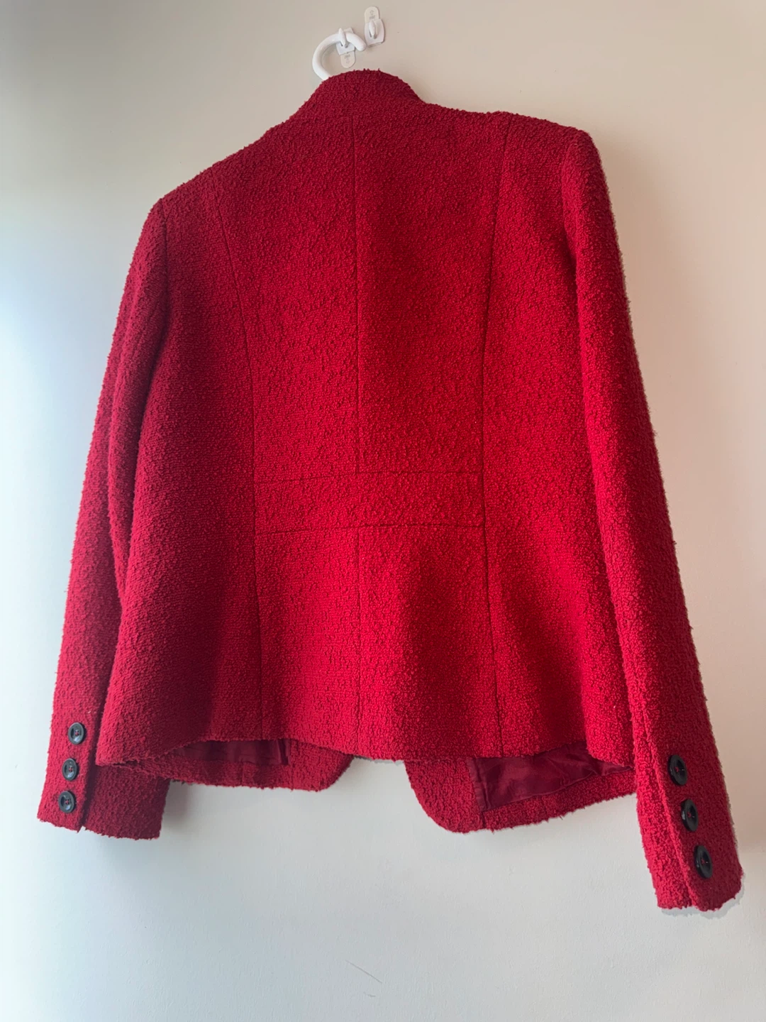 Talbots Red Textured Blazer Size 10 - photo 2