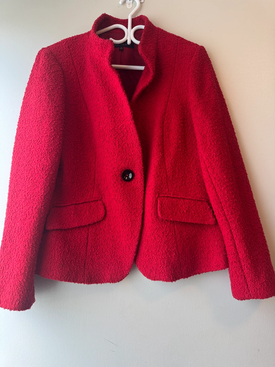 Talbots Red Textured Blazer Size 10 - photo 3