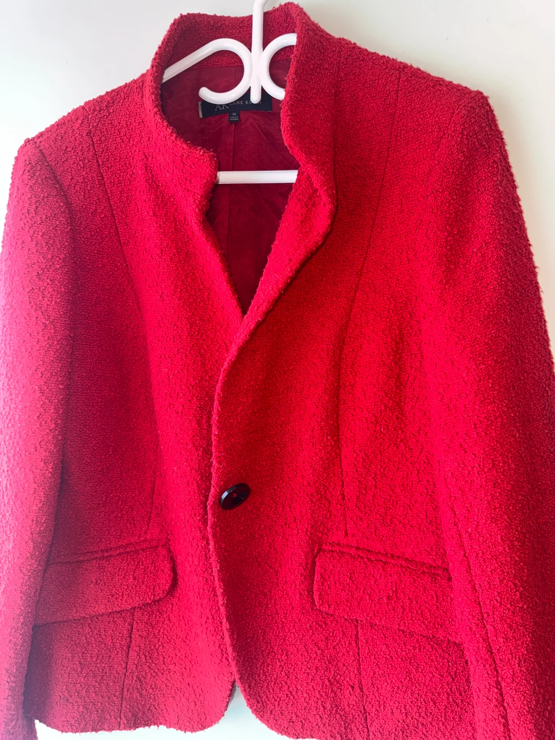 Talbots Red Textured Blazer Size 10 - photo 5