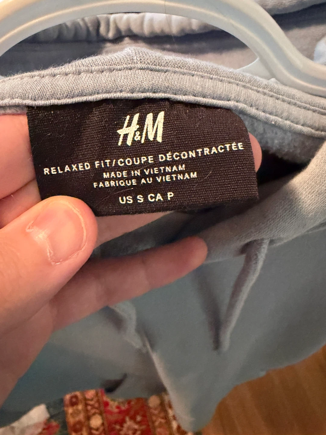 H&M Light Blue Relaxed Fit Hoodie - photo 3