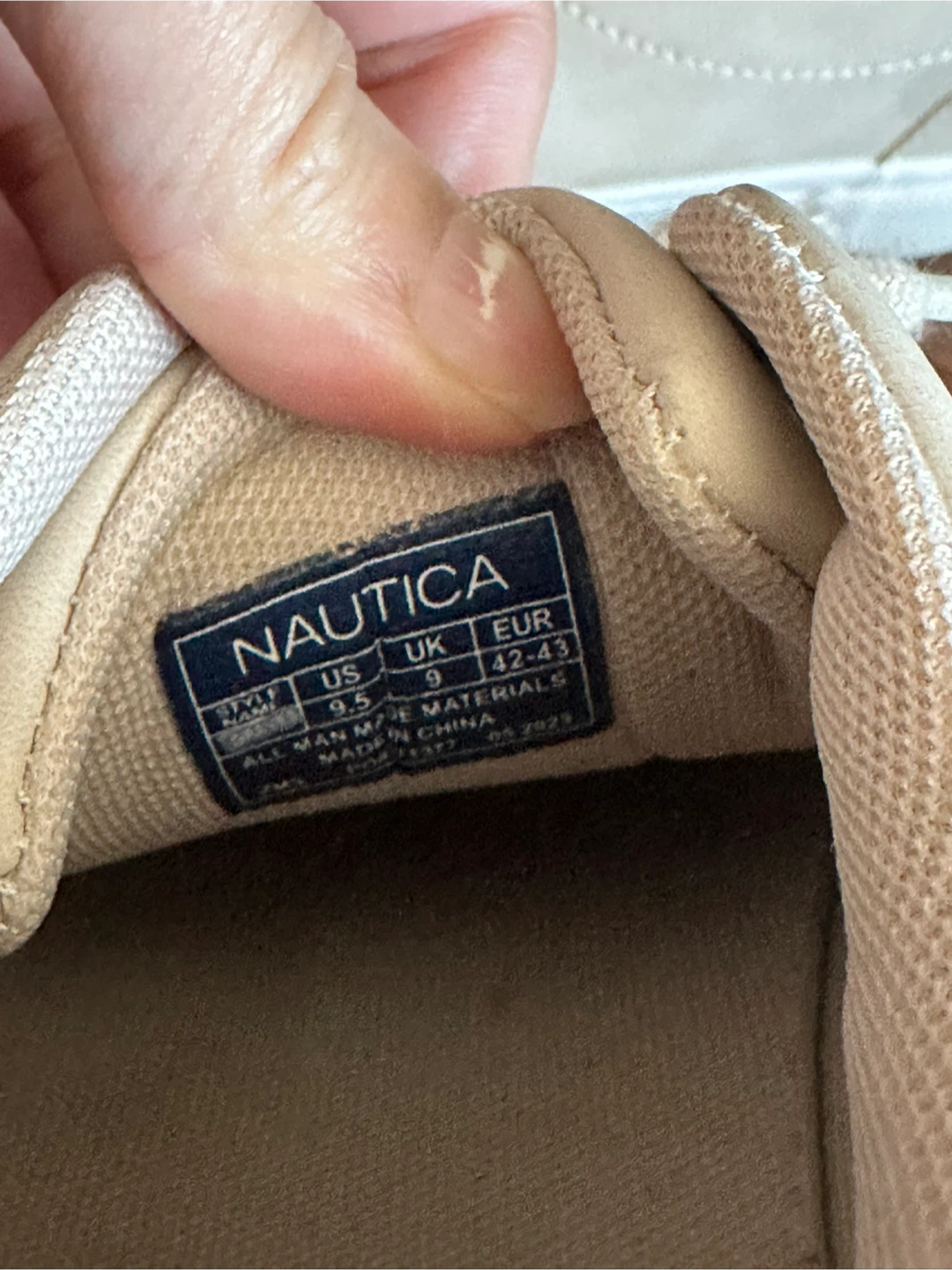 Nautica Men's Tan Lace-Up Sneakers - photo 3