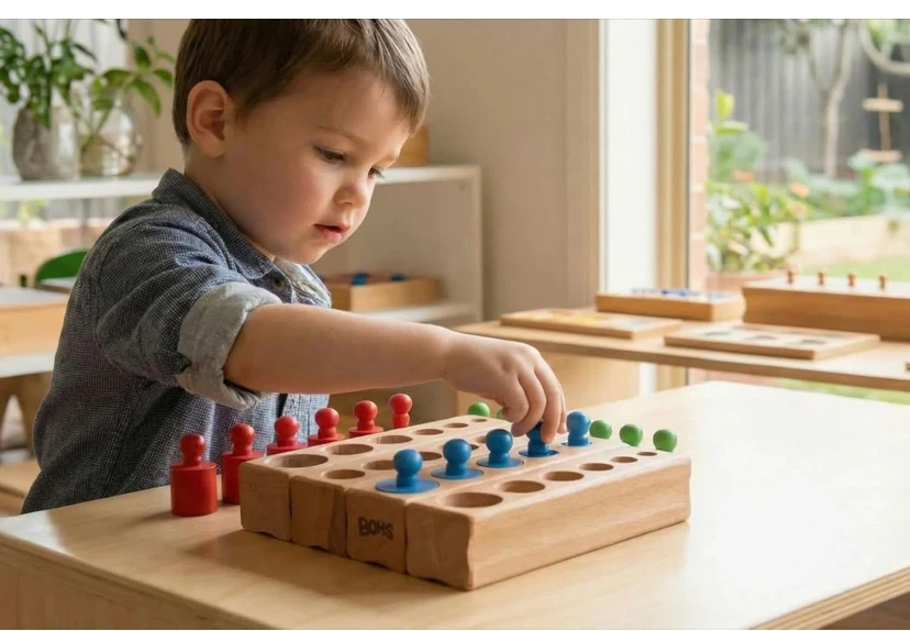 New Montessori Knobbed Cylinders Blocks - photo 2