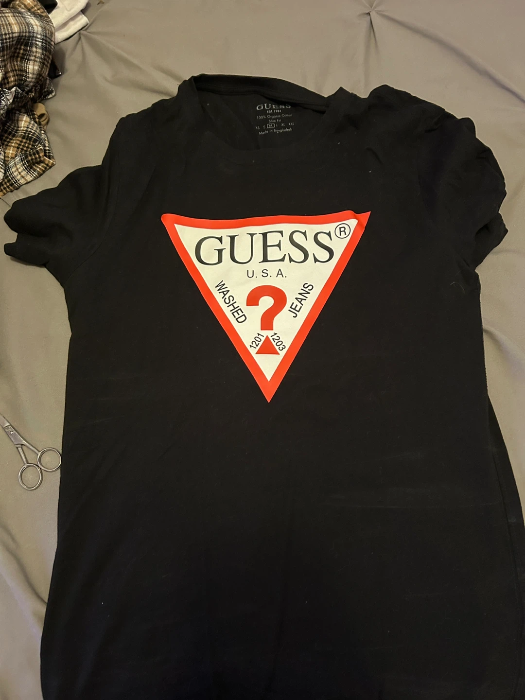 Guess U.S.A. Black T-Shirt
