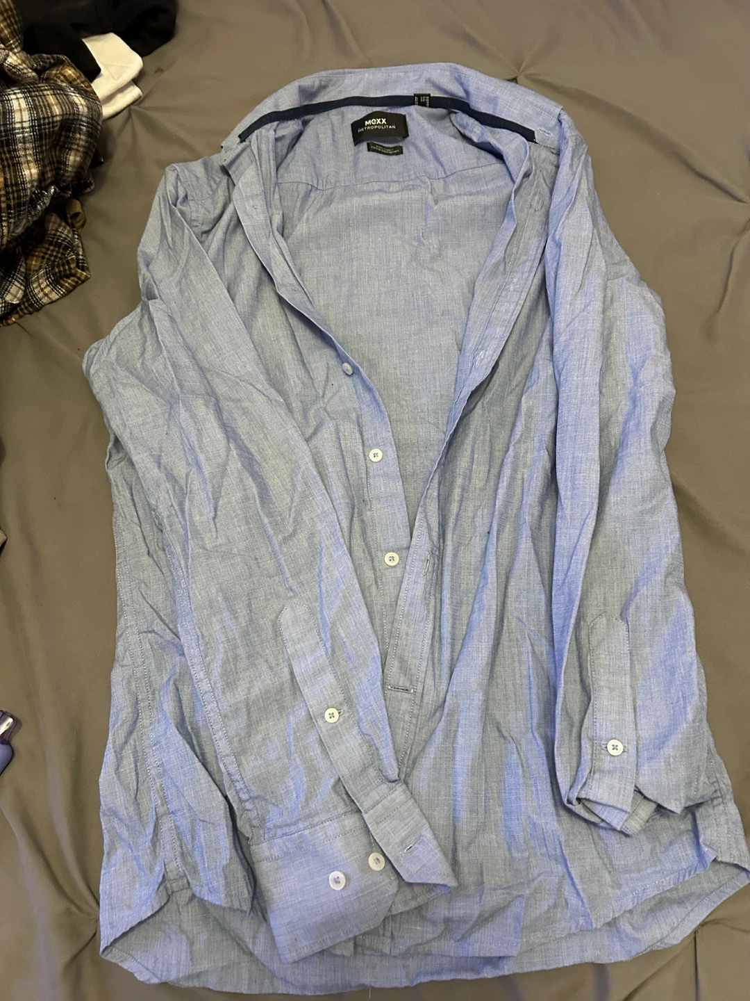 MOXX Metropolitan Light Blue Button-Up Shirt