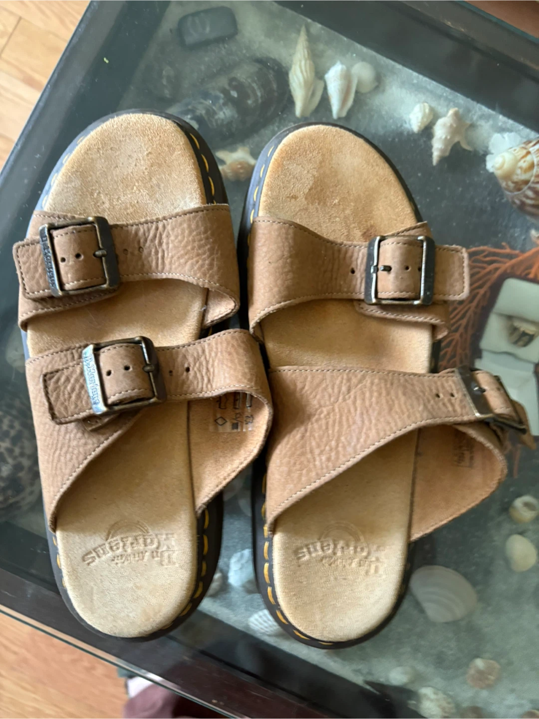 Tan Doc Marten sandals