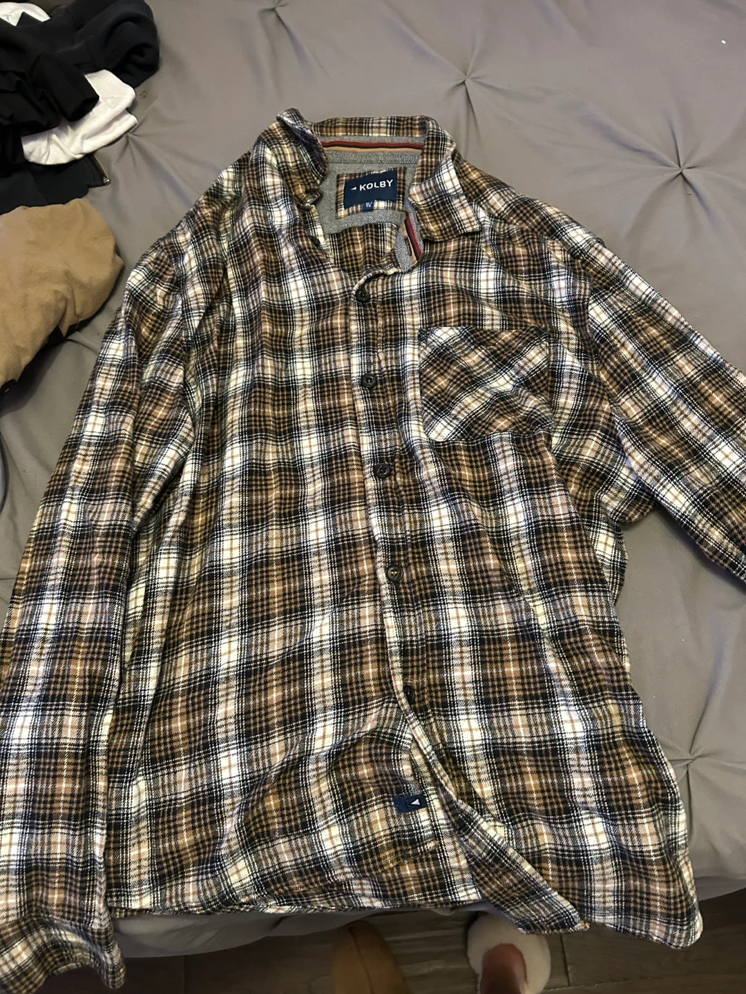 Kolby Plaid Flannel Shirt XL