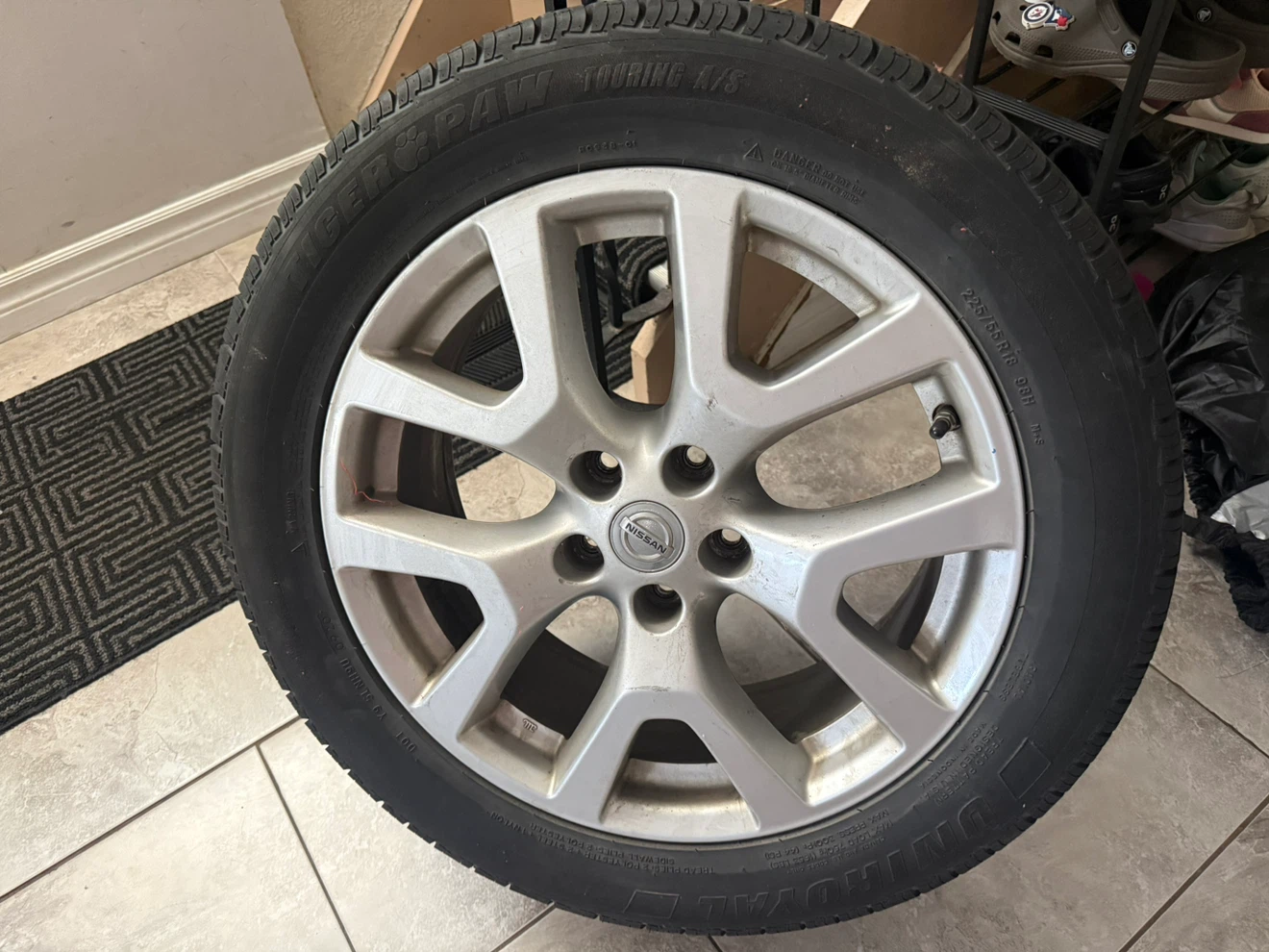 Nissan Rogue 2013 OEM Rim Set with Tires