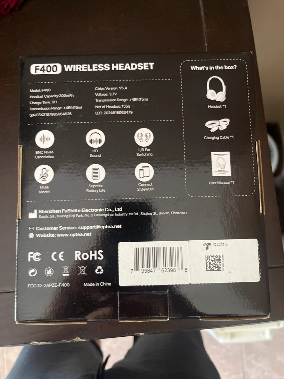 F400 Wireless Headset - photo 2