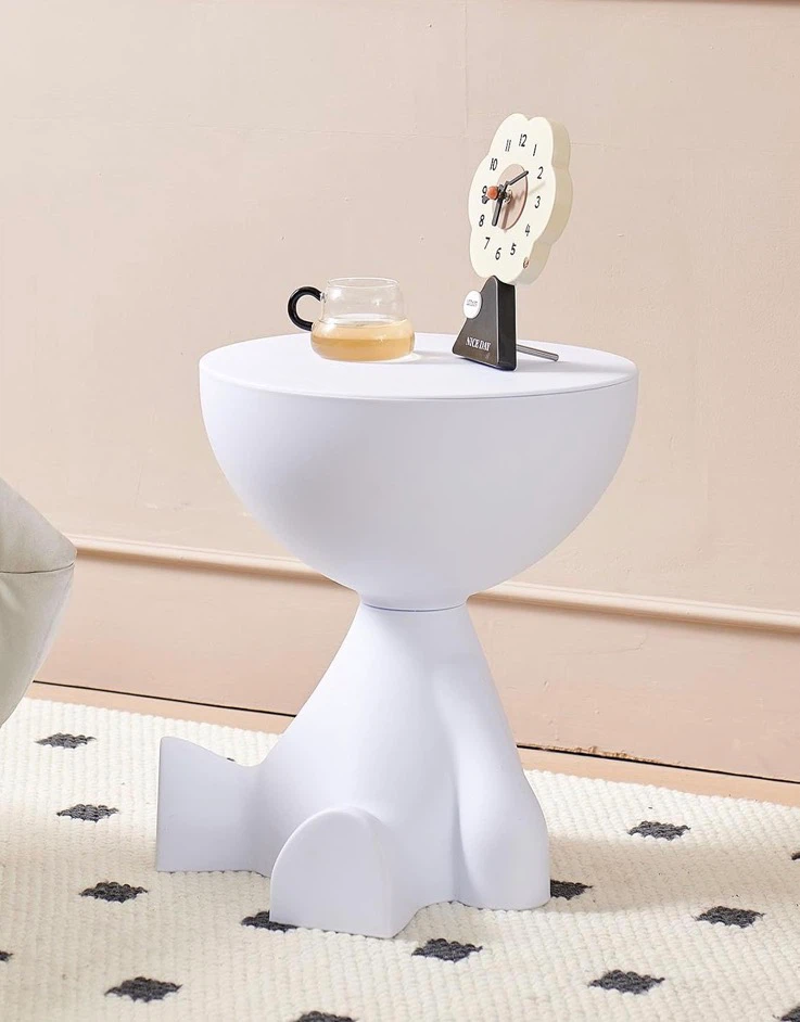 Modern Round Side Table Small Coffee Table - photo 2