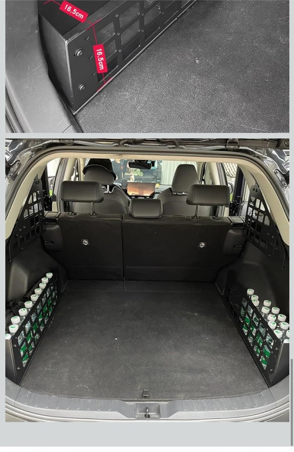 Toyota RAV4 2019-2024 Rear Trunk MOLLE Storage Panel Organizer+