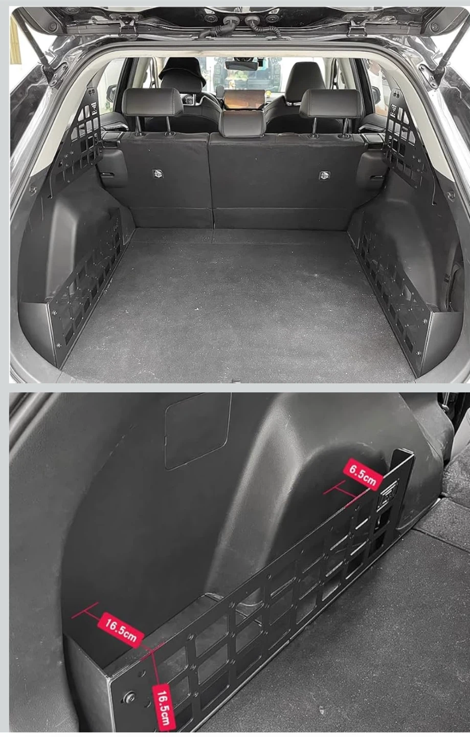 Toyota RAV4 2019-2024 Rear Trunk MOLLE Storage Panel Organizer+ - photo 3