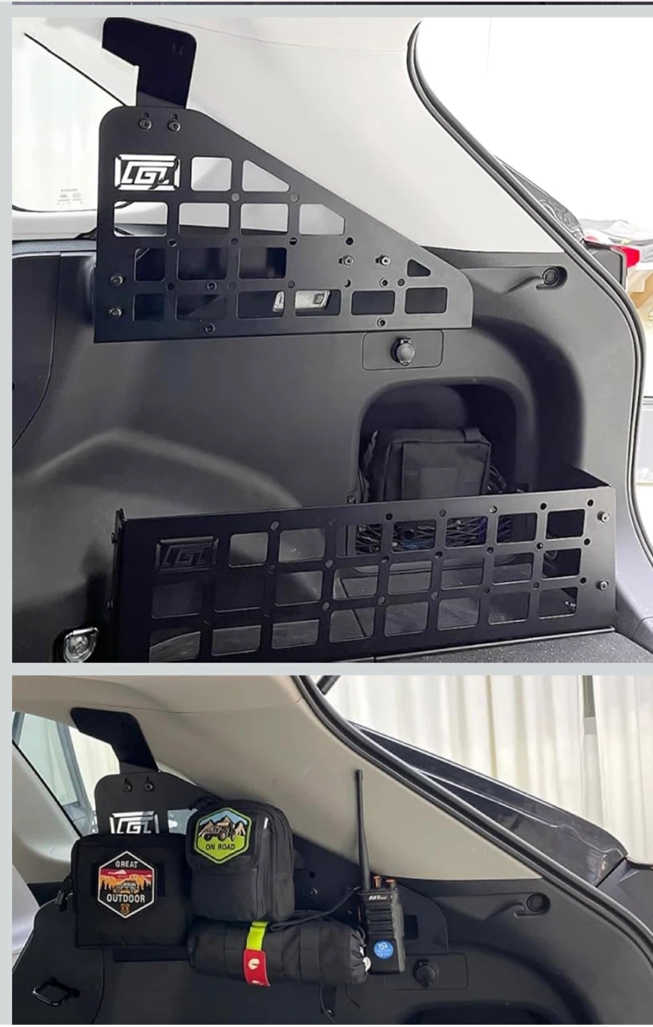 Toyota RAV4 2019-2024 Rear Trunk MOLLE Storage Panel Organizer+ - photo 5