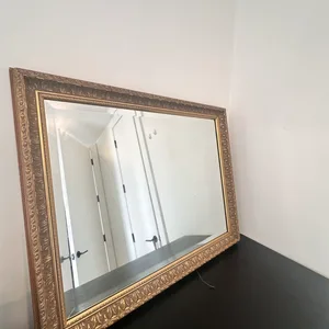 Ornate Gold Framed Rectangular Mirror