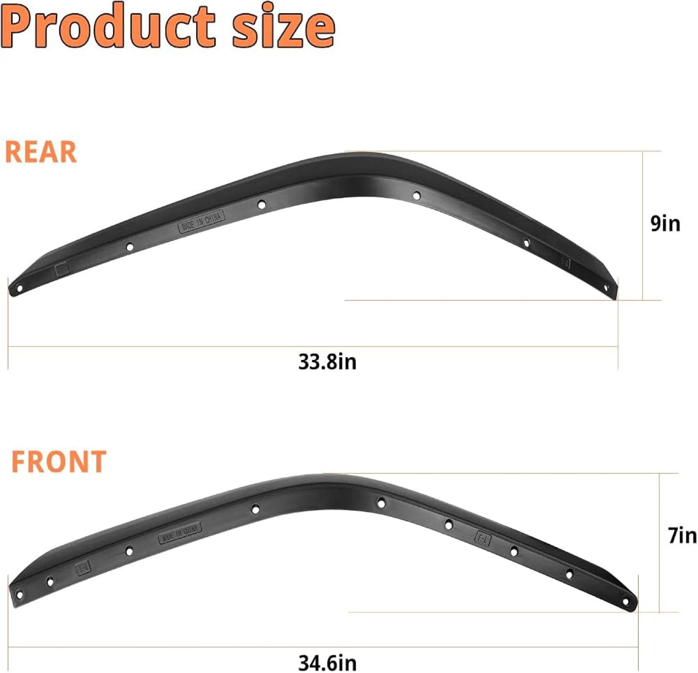 2020 - 2024 Jeep Wheel Fender Flares - BNIB - photo 4