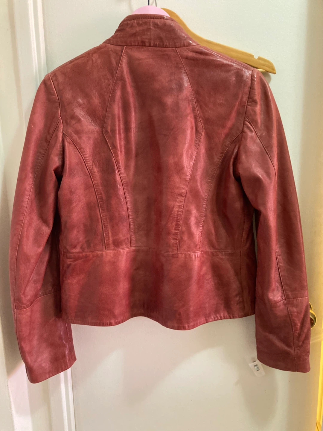 Red Leather Jacket - photo 3