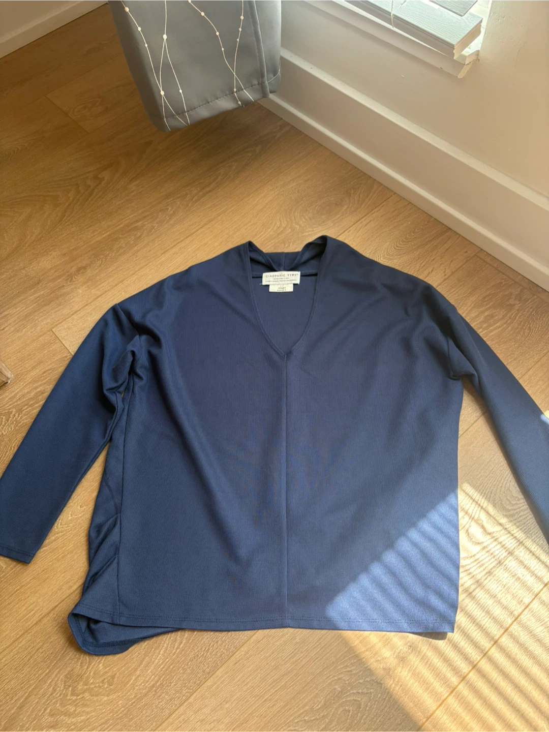 CIAOPANIC TYPY Women's Long Sleeve Top - Blue
