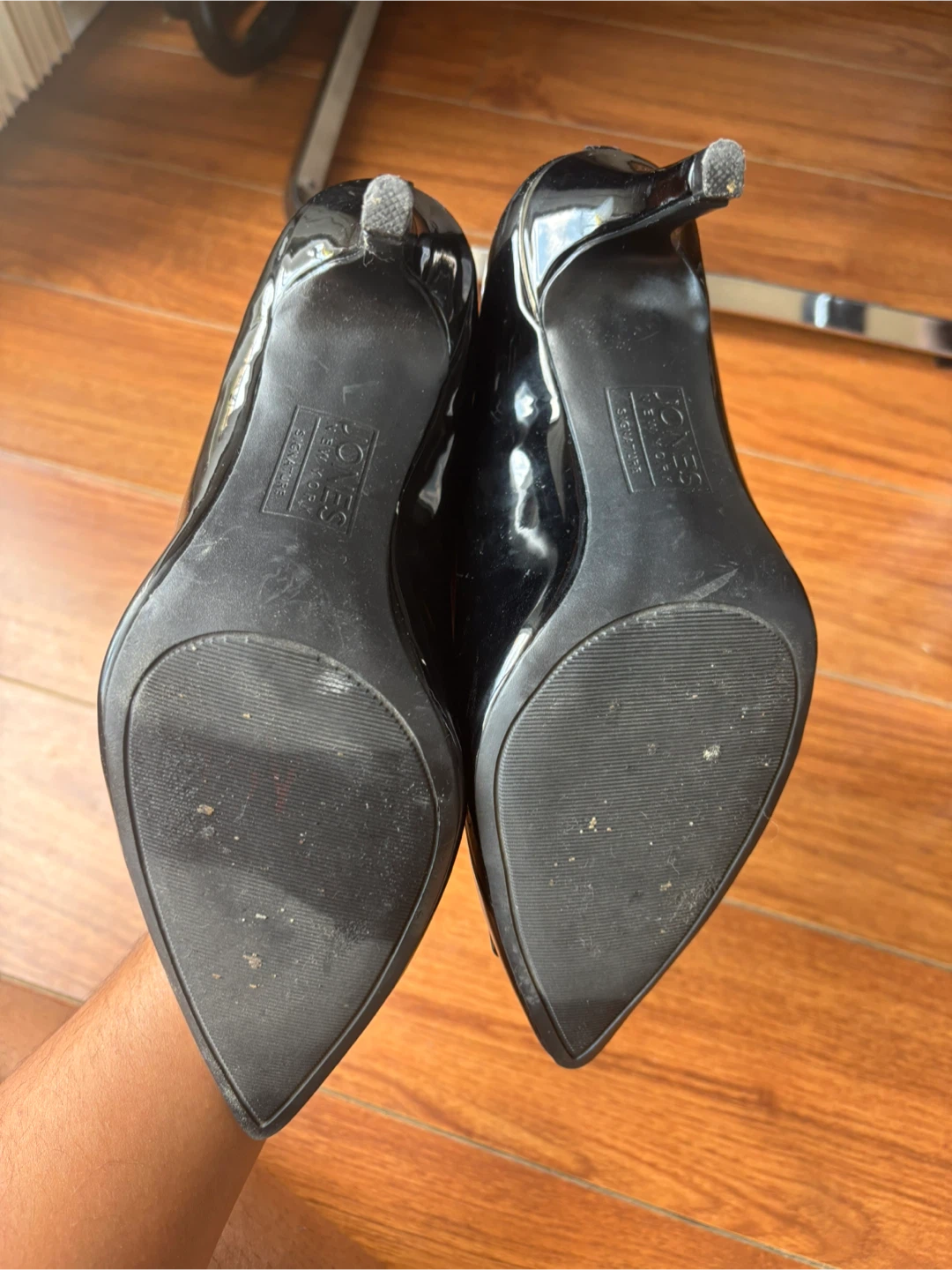 Jones New York Black Patent Heels - photo 3