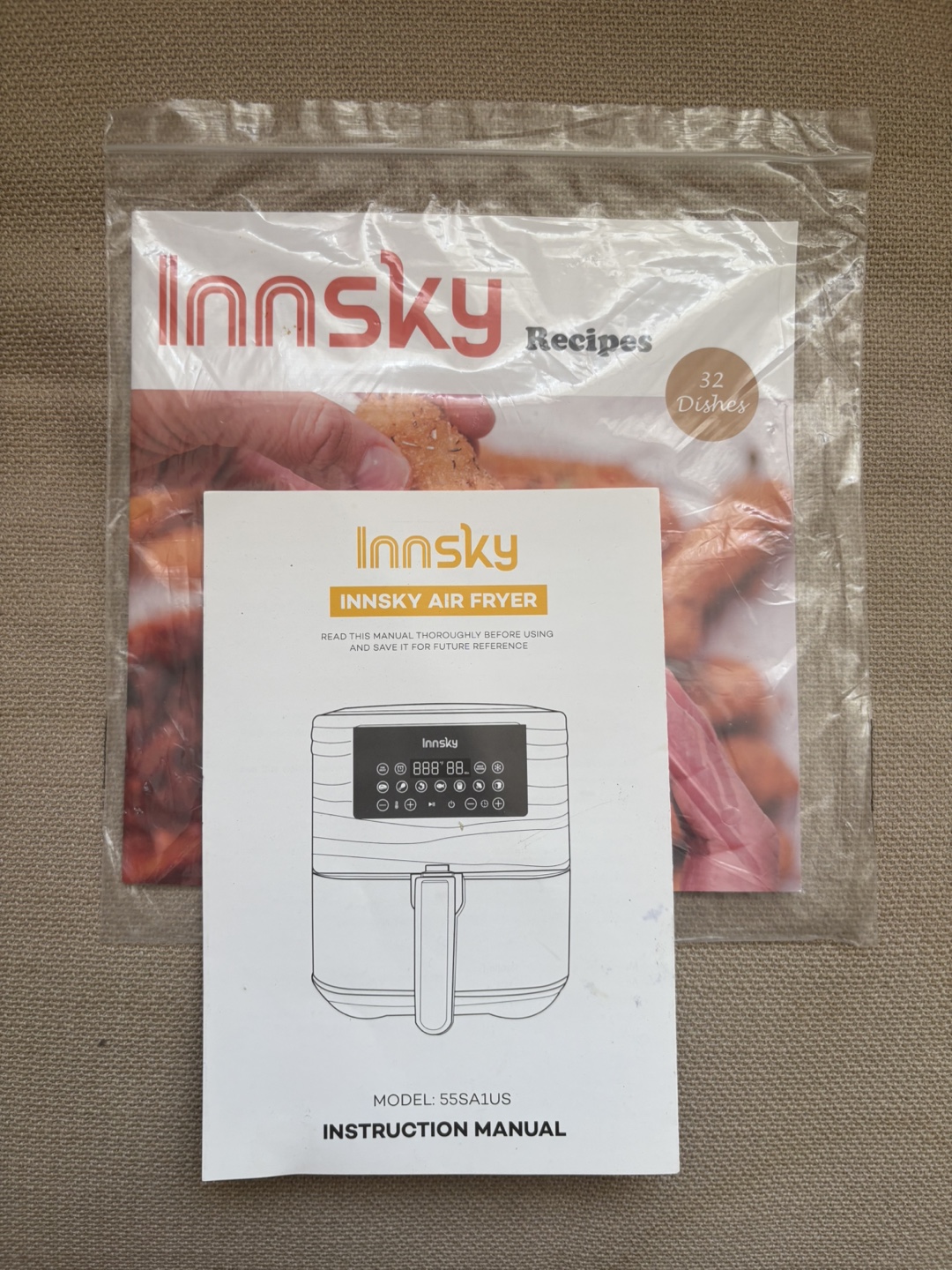 Innsky XL 5.8 Quart Air Fryer 1700W - photo 4
