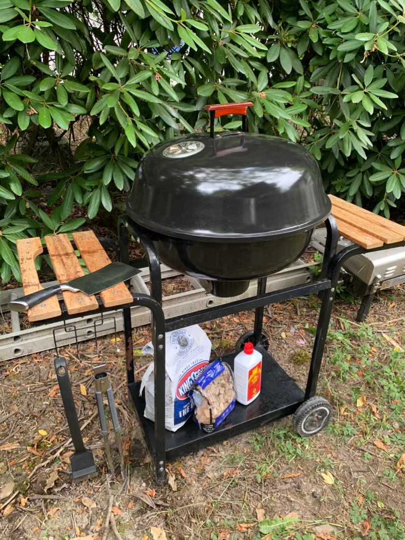 Charcoal BBQ Grill with Accessories