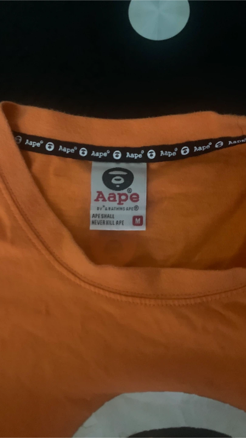 Aape by A Bathing Ape Garfield T-Shirt Orange Size M - photo 2