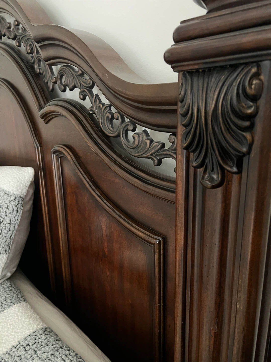 Dark Wood Dresser and Nightstand Set - photo 5