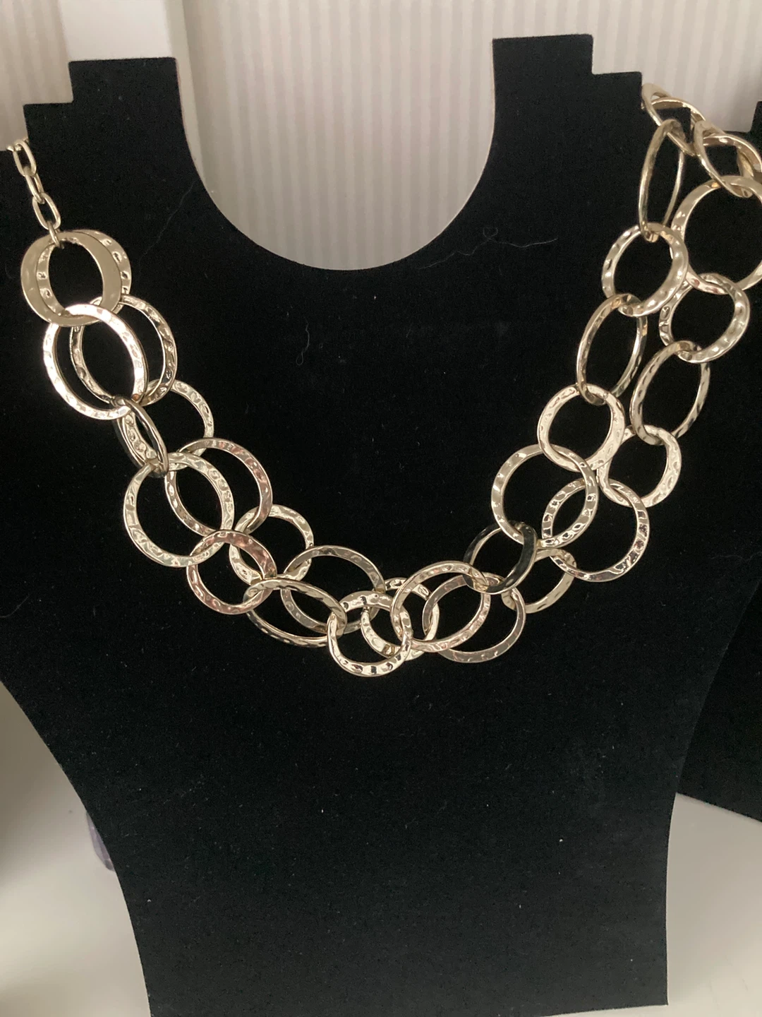 Sterling Silver statement necklace