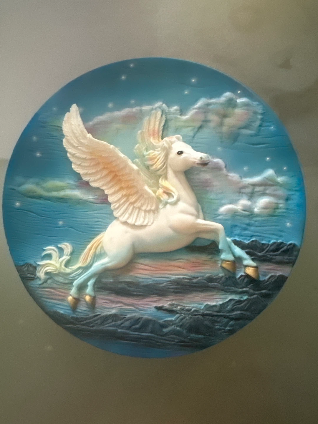 Medieval Legend Decorative Plate - Pegasus