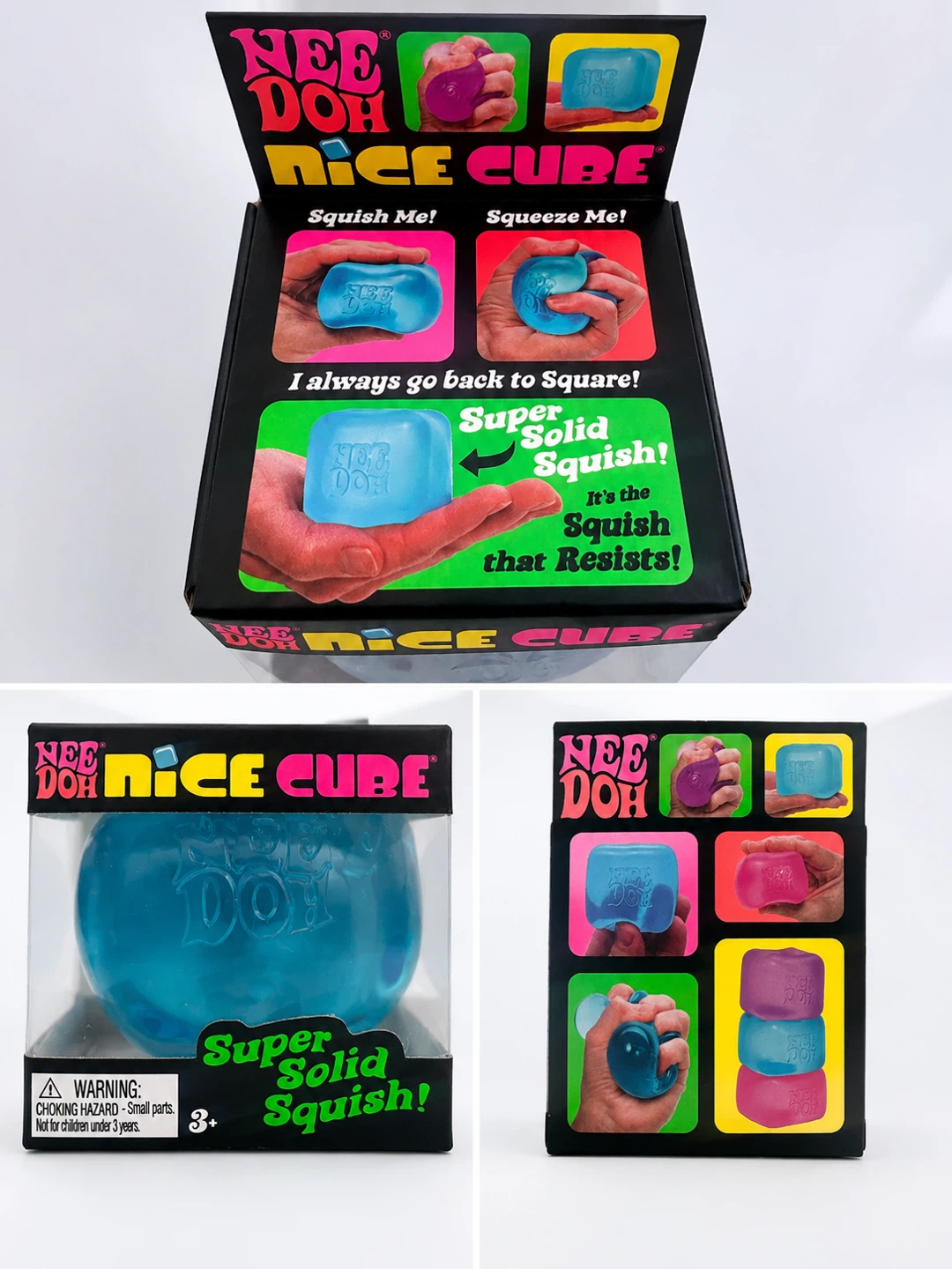 BRAND NEW - NeeDoh Nice Cube – Super Solid Squish Stress Toy