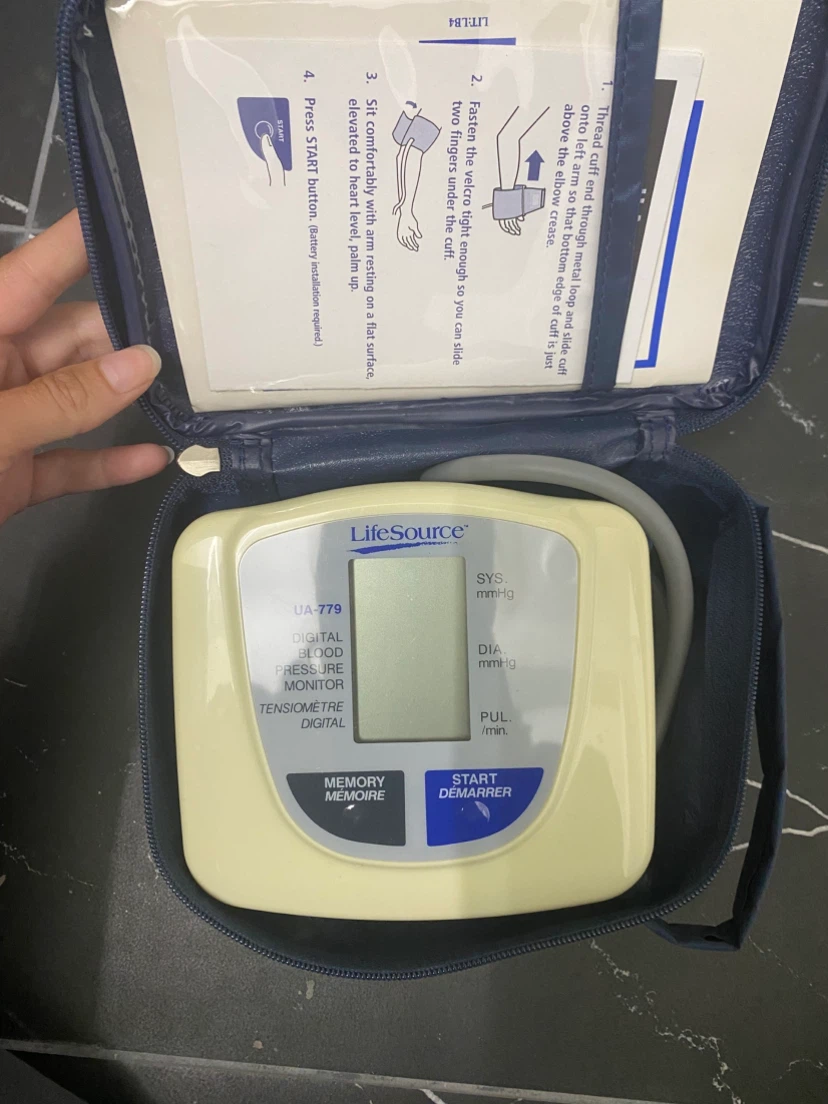 LifeSource UA-779 Digital Blood Pressure Monitor - photo 2