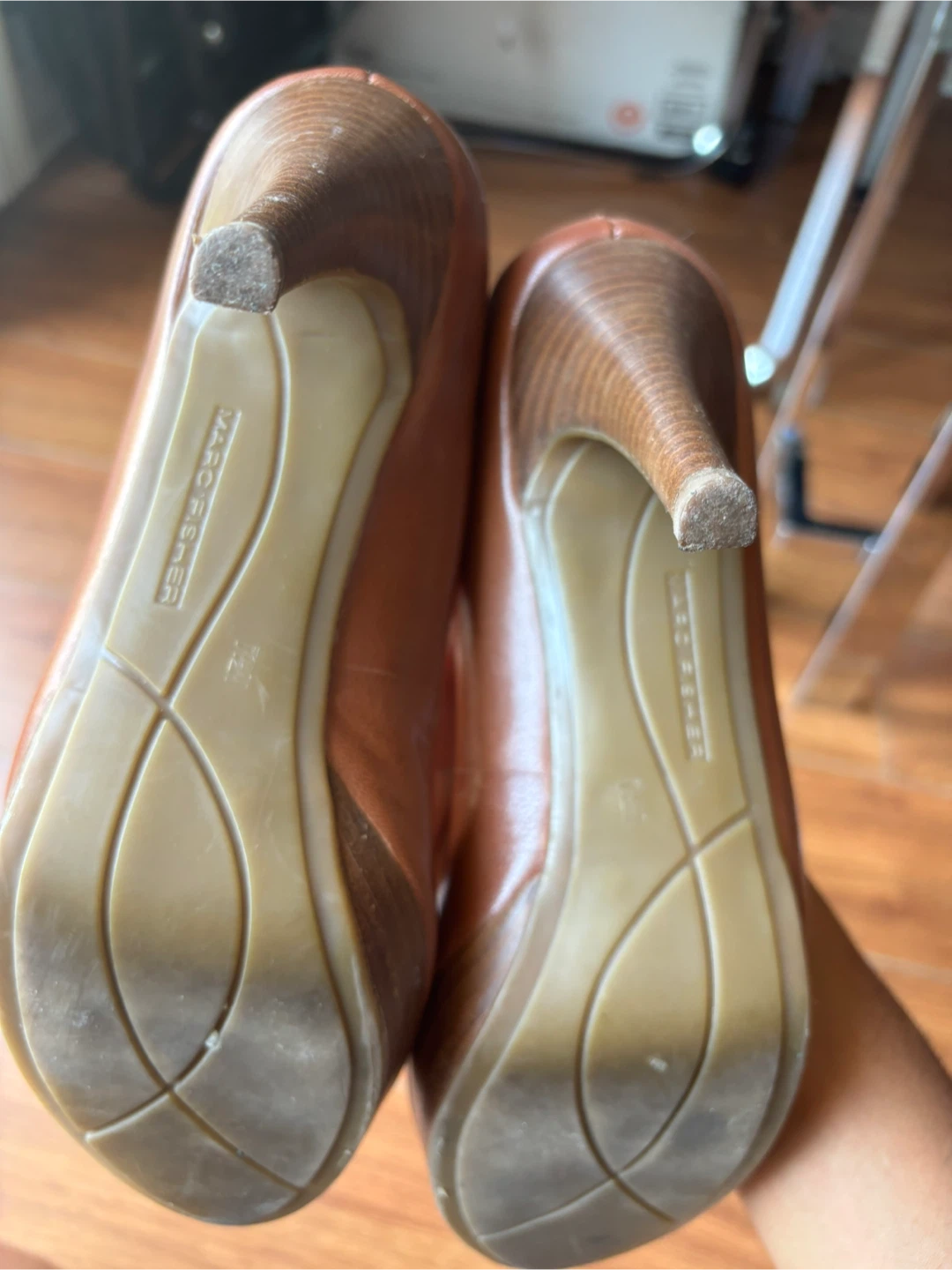 Marc Fisher Brown Leather heels - photo 3