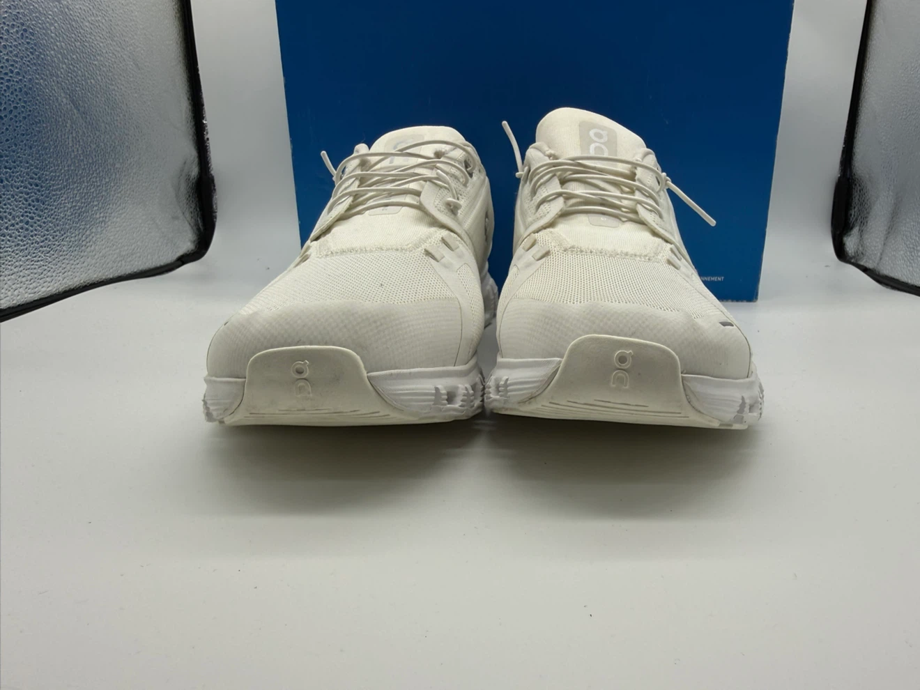 On Cloud 6 Triple White Men's Athletic Sneakers Size US 10,5 - photo 4