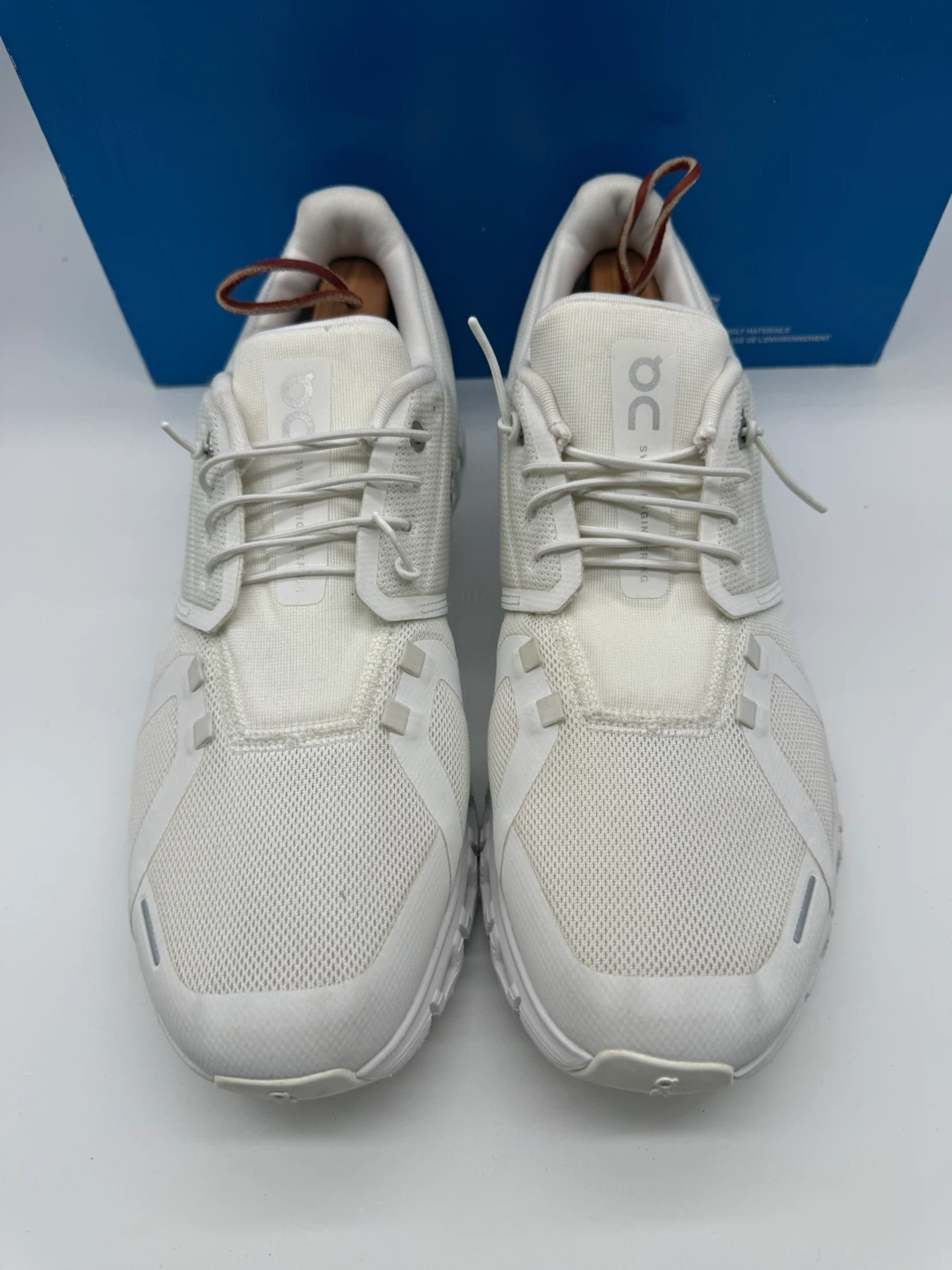 On Cloud 6 Triple White Men's Athletic Sneakers Size US 10,5 - photo 5