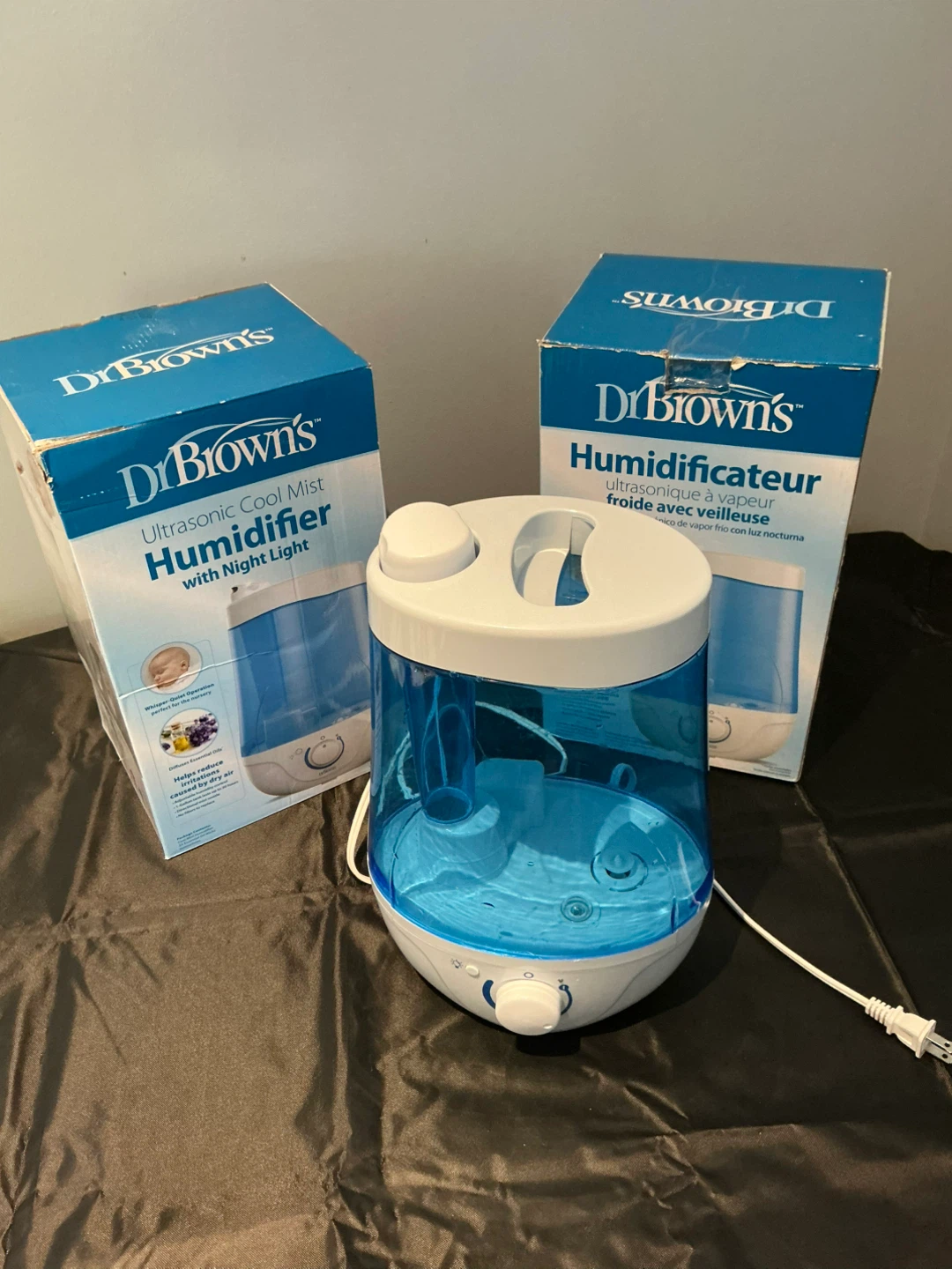 Dr. Brown's Ultrasonic Cool Mist Humidifier with Night Light