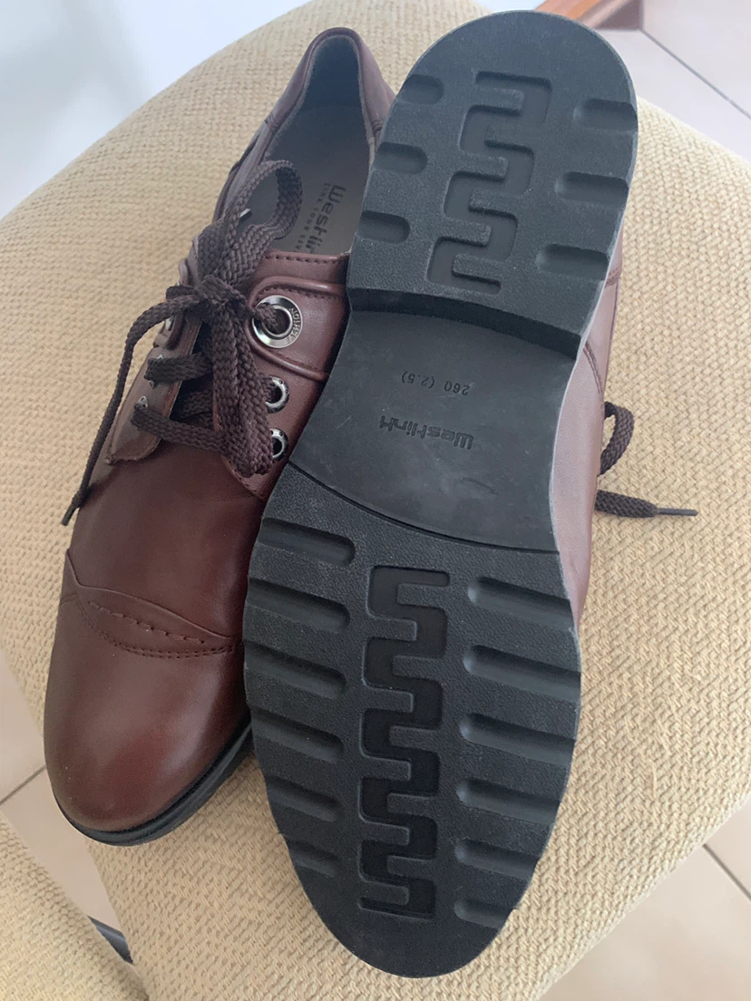 NEW Men’s  Leather Shoes - Brown Leather - photo 2
