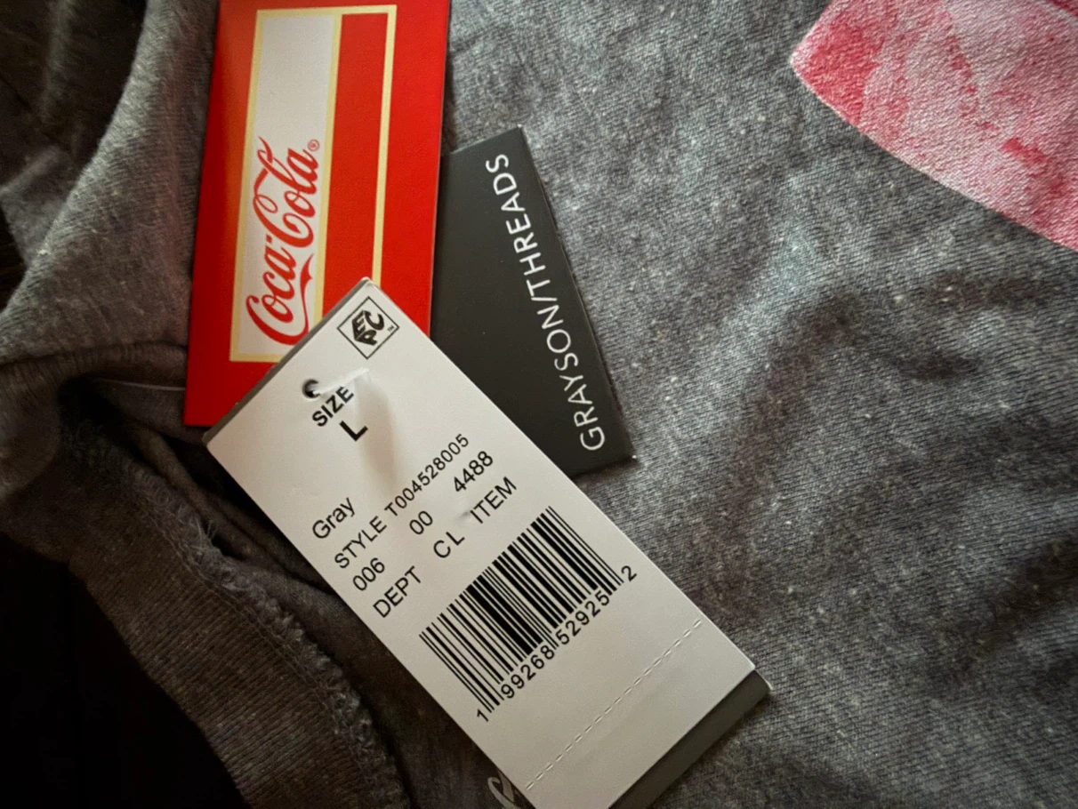 Women’s Coca-Cola pink bow T-Shirt Large - photo 3