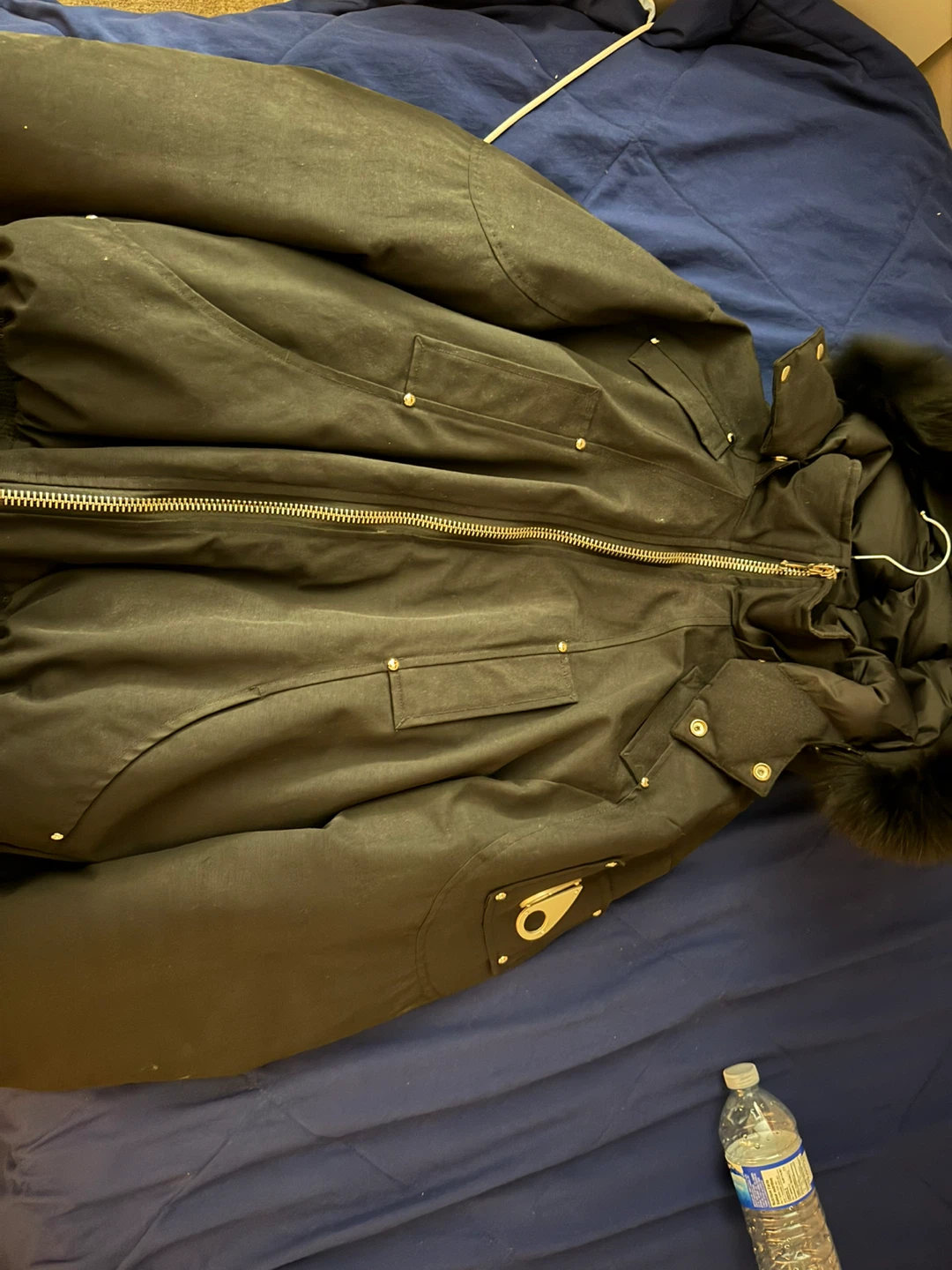 Moose Knuckles Black Down Filled Jacket