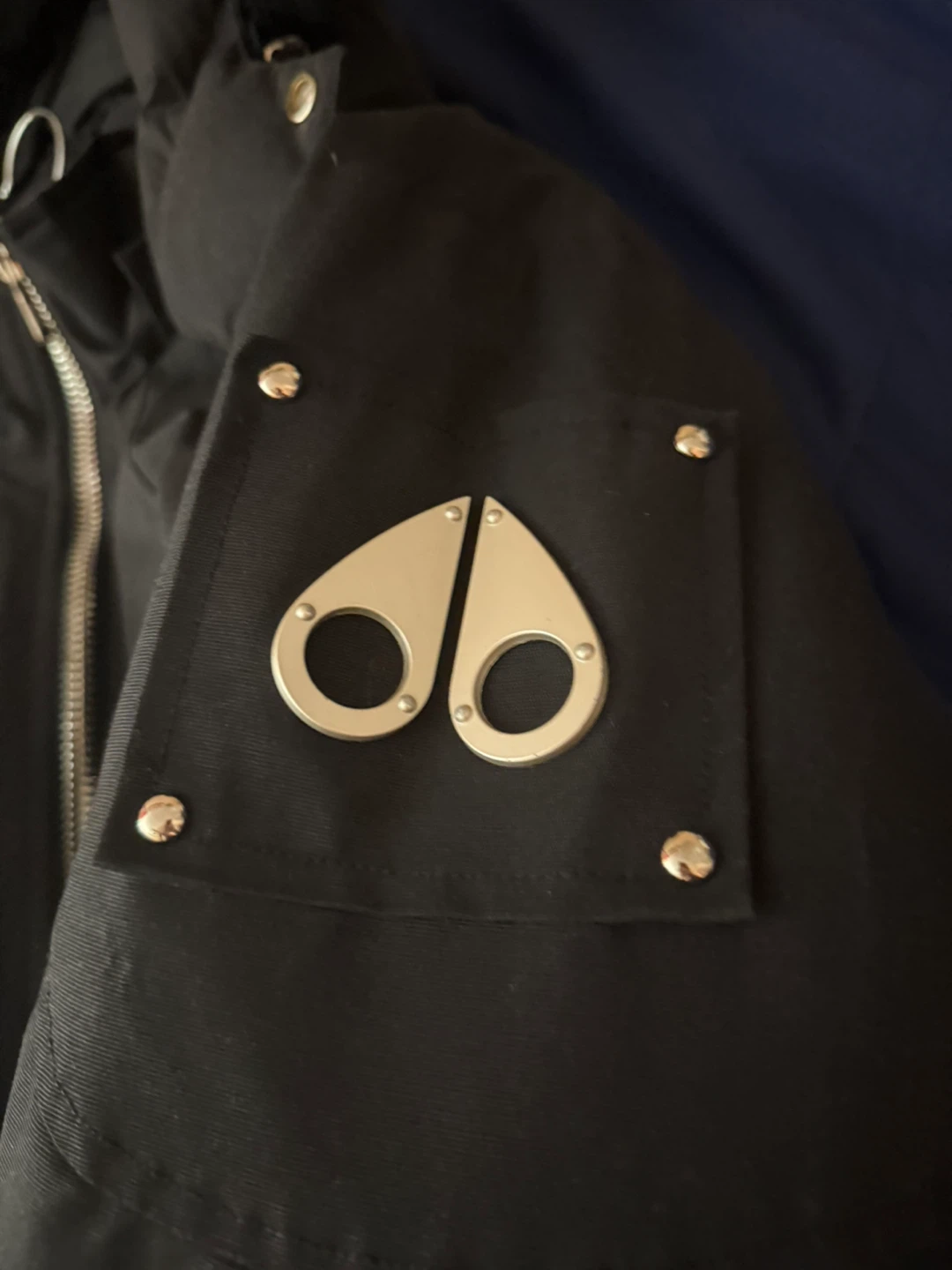 Moose Knuckles Black Down Filled Jacket - photo 2