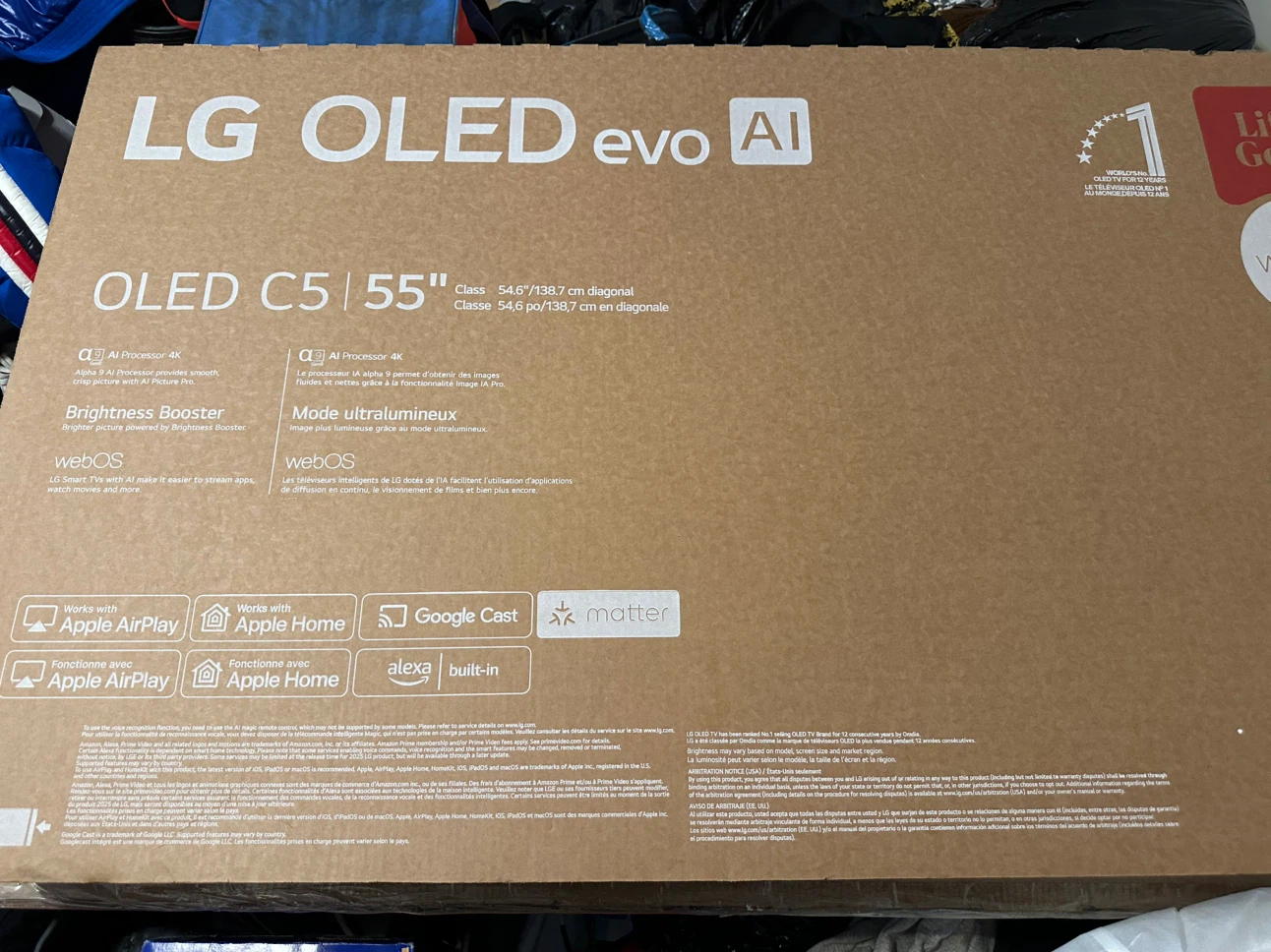LG OLED C5 55" evo AI 4K TV - photo 3