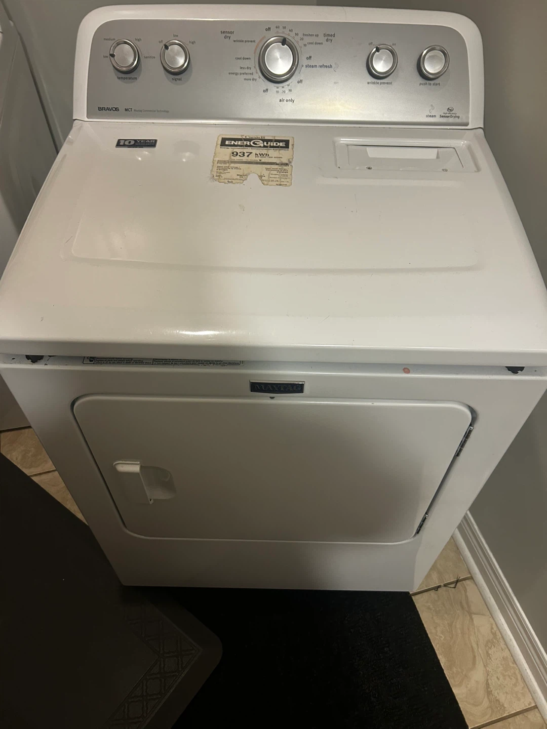 Maytag Bravos MCT Electric Dryer